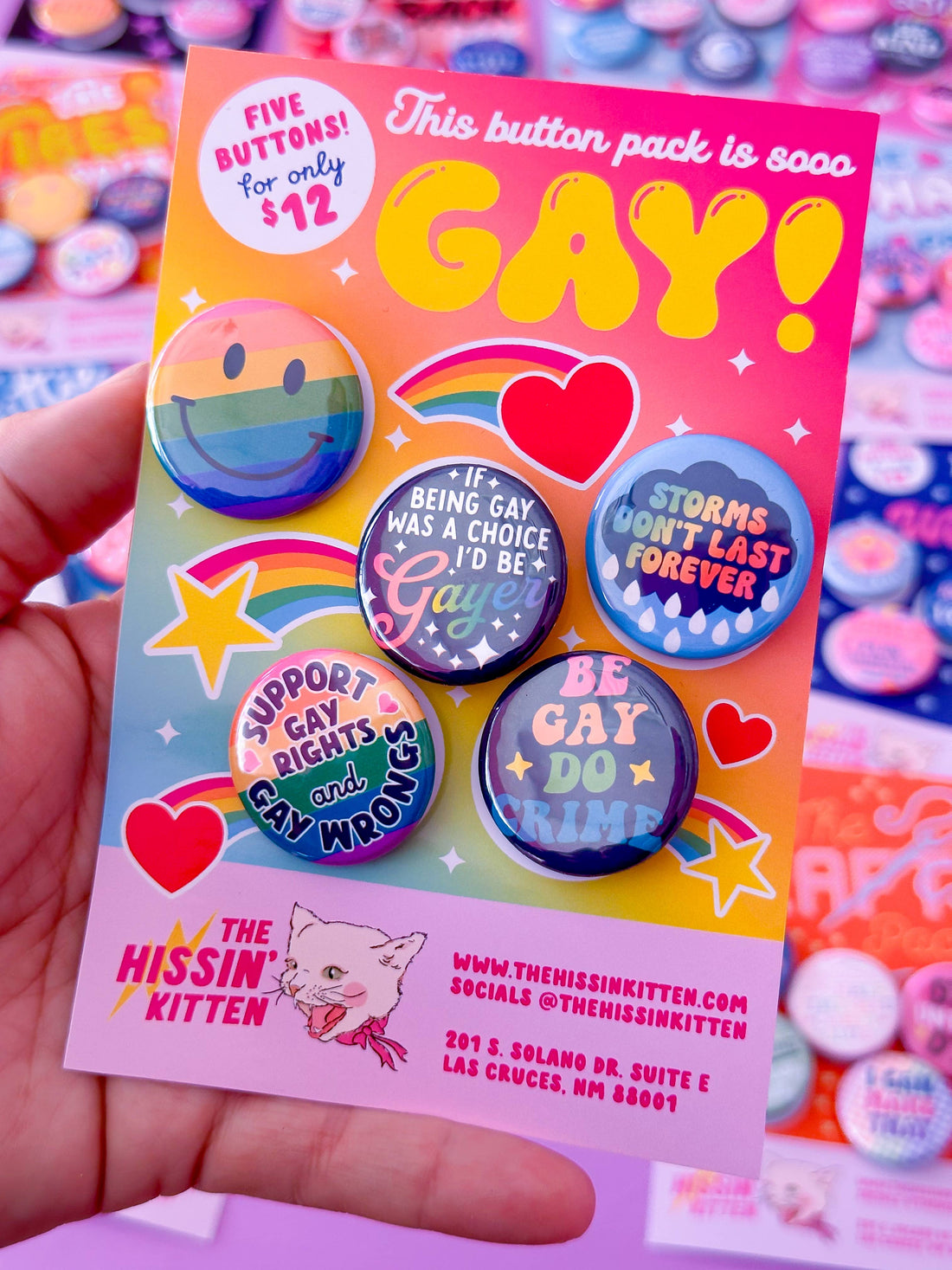 The Gayest Pack (Buttons or Magnets!)
