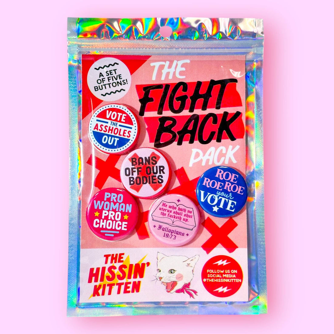 The Fight Back Pack (Buttons or Magnets!)