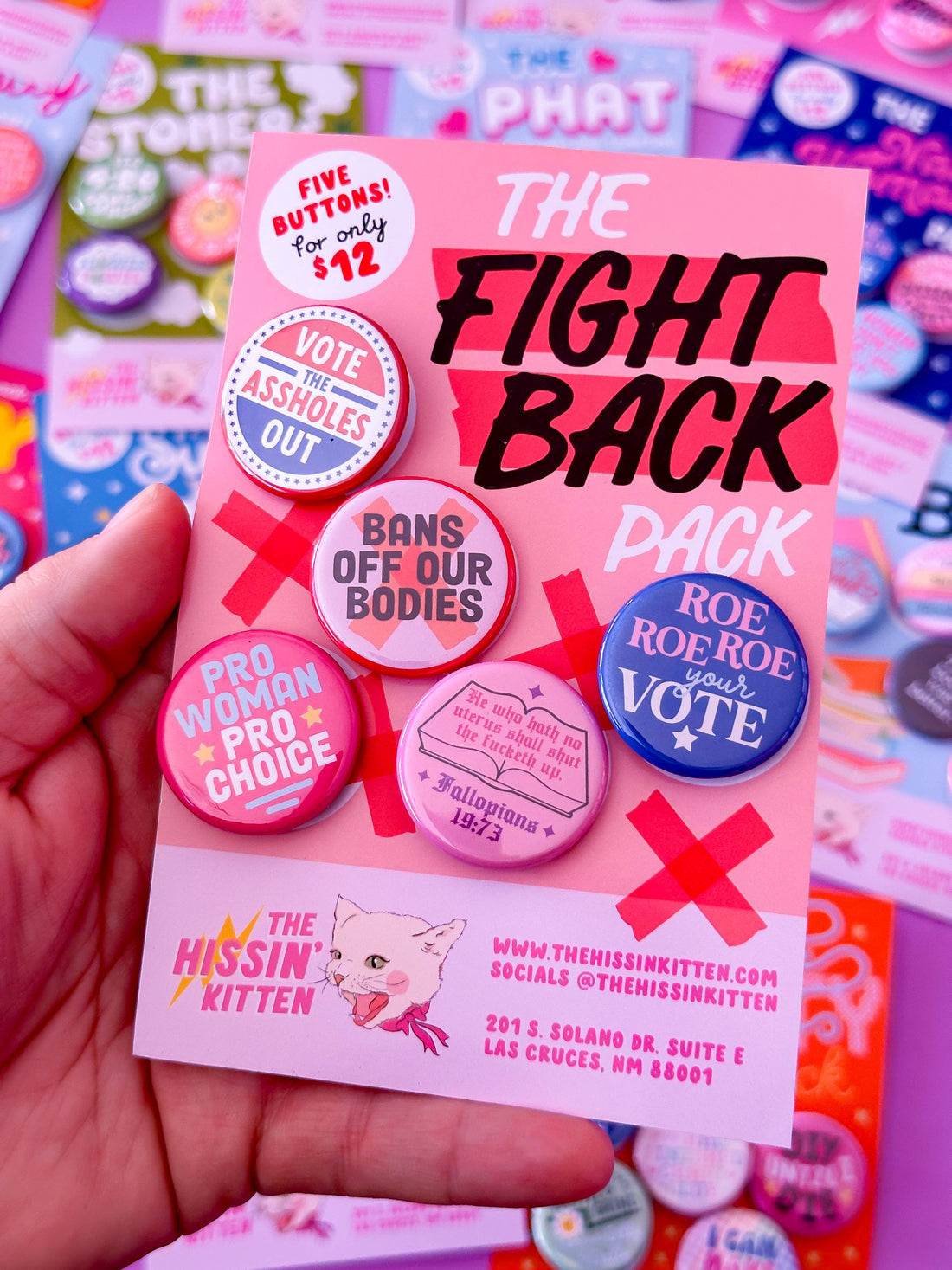 The Fight Back Pack (Buttons or Magnets!)