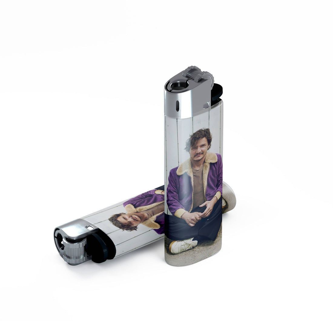 Pedro Pascal Purple Jacket Lighter
