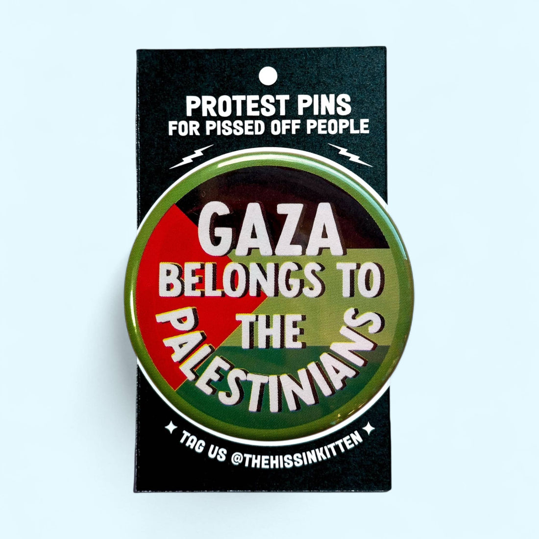 Gaza Belongs to the Palestinians - Button or Magnet