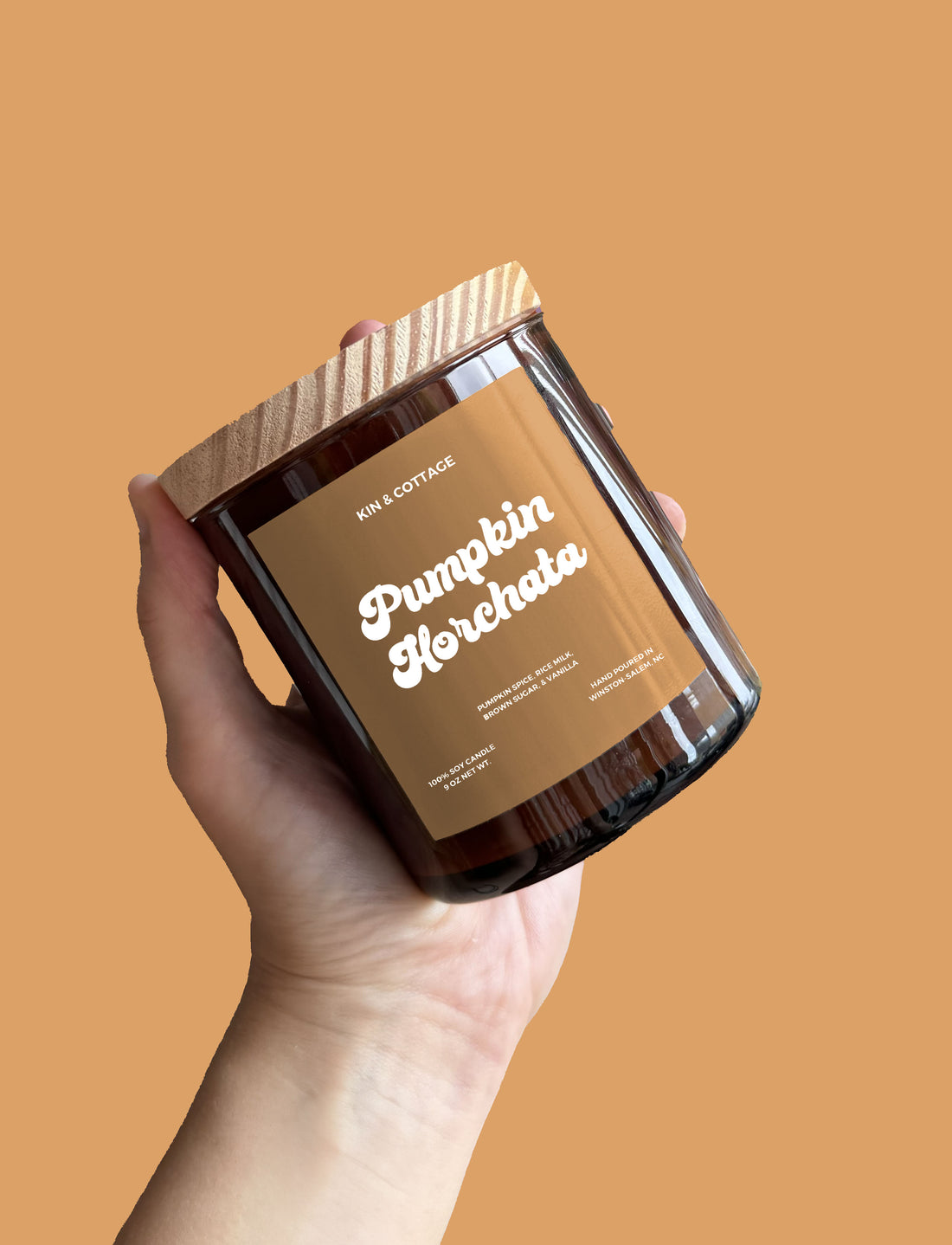 Pumpkin Horchata - Wooden Wick Candle