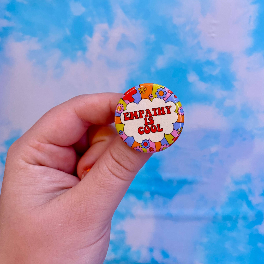 Empathy Is Cool Pinback Button