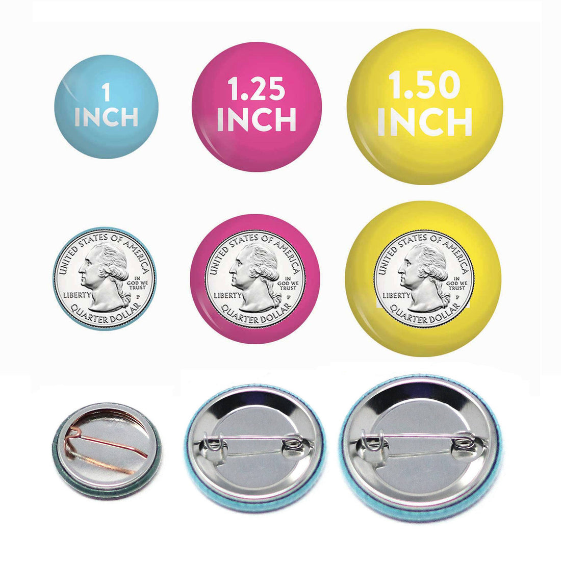 No Hugs Pinback Button