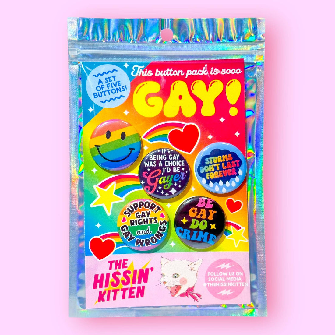 The Gayest Pack (Buttons or Magnets!)