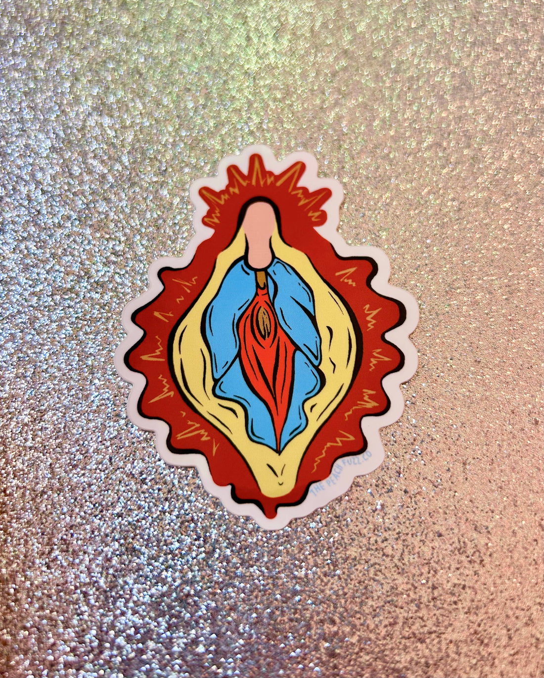 Vulva Mary Sticker