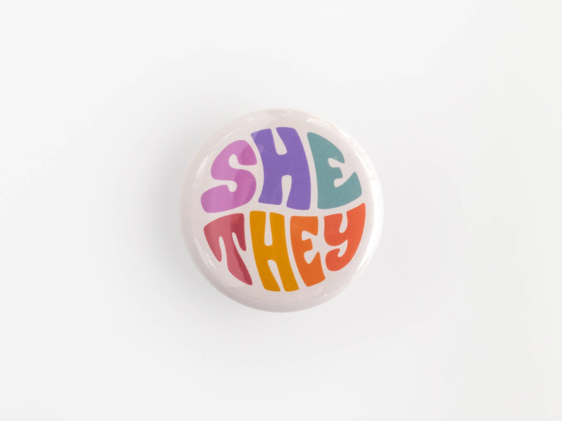 Retro Pronoun Buttons