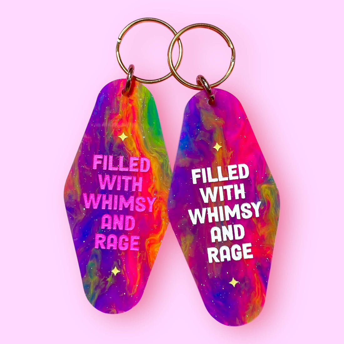Filled With Whimsy and Rage (Keychain!)