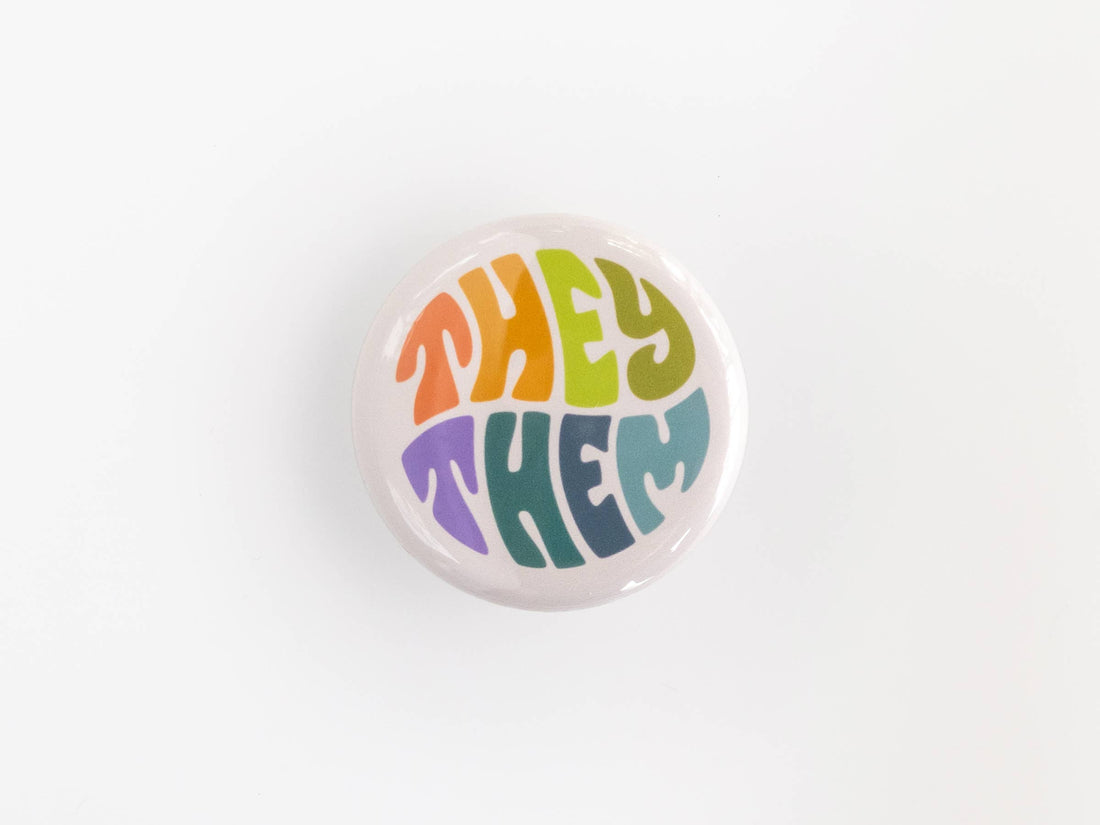 Retro Pronoun Buttons