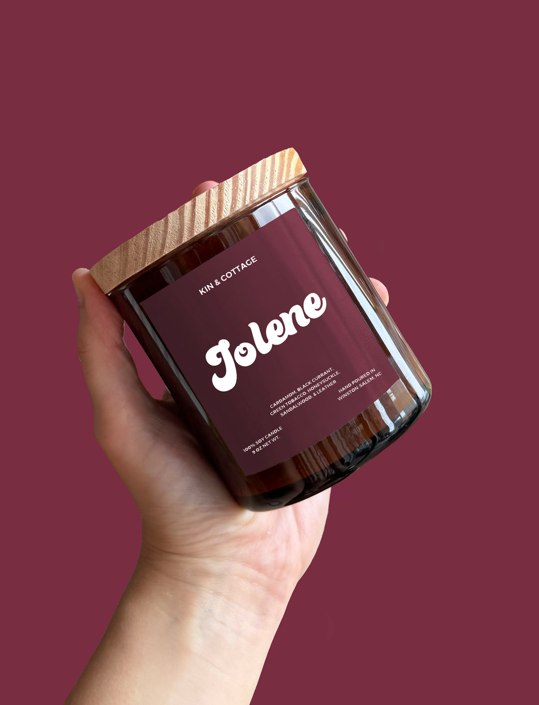Jolene - Wooden Wick Candle