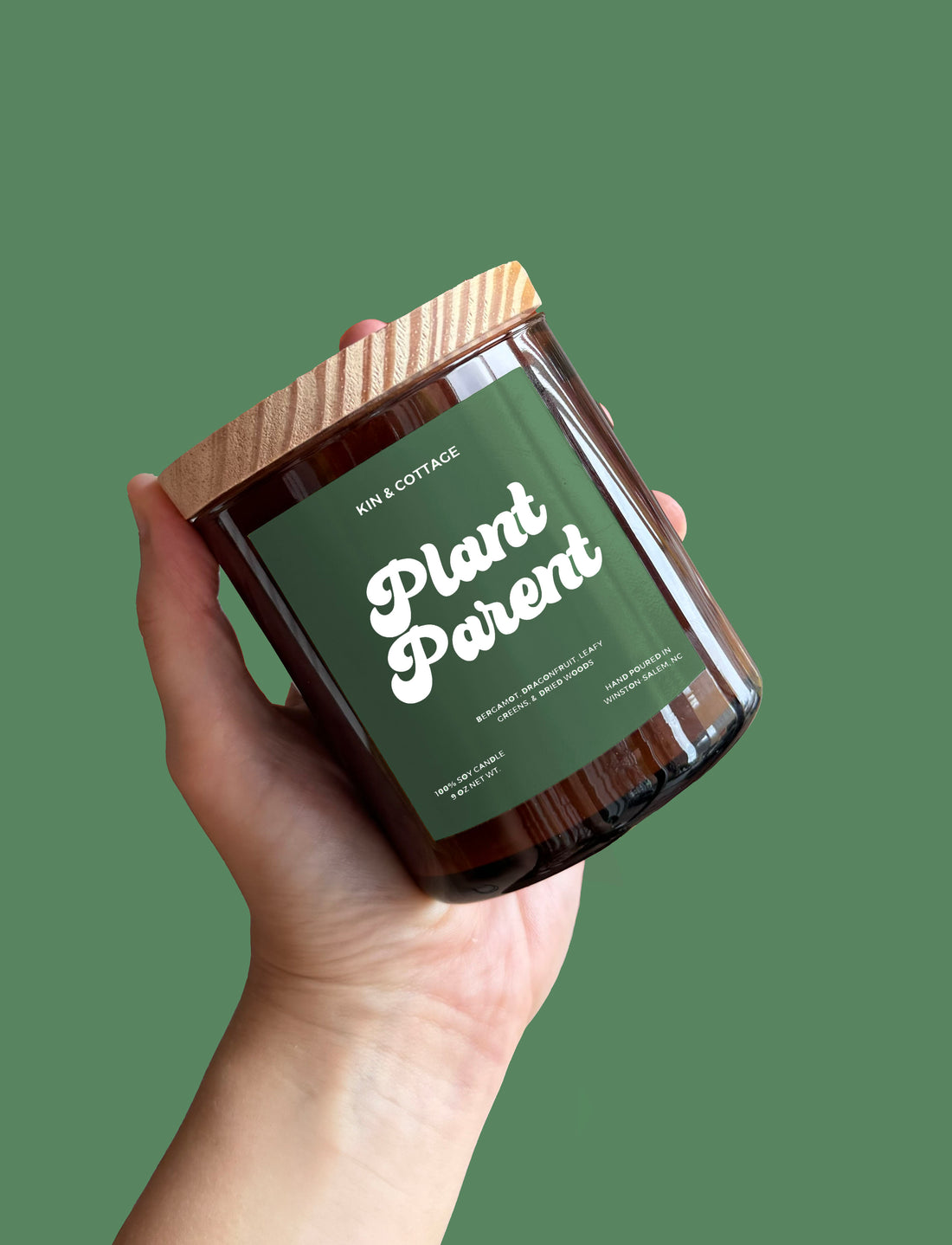 Plant Parent - Wooden Wick Candle