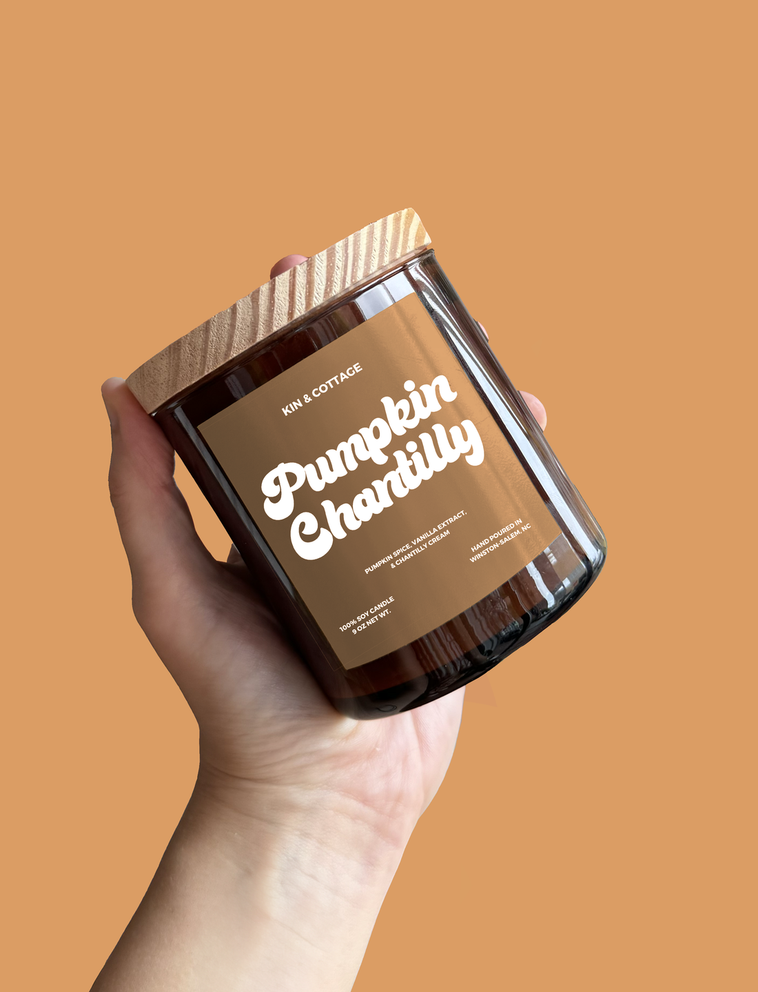 Pumpkin Chantilly - Wooden Wick Candle
