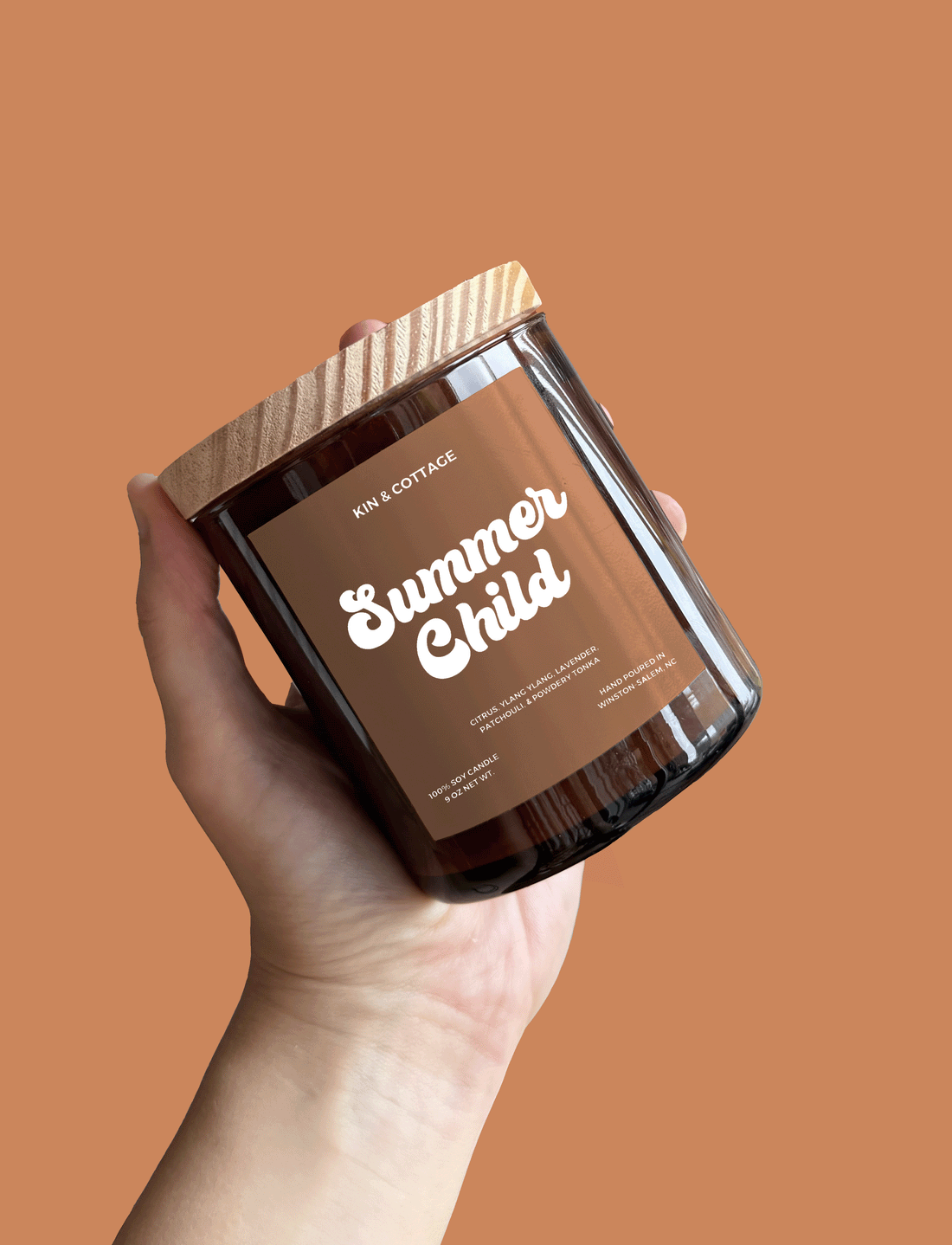 Summer Child - Wooden Wick Candle
