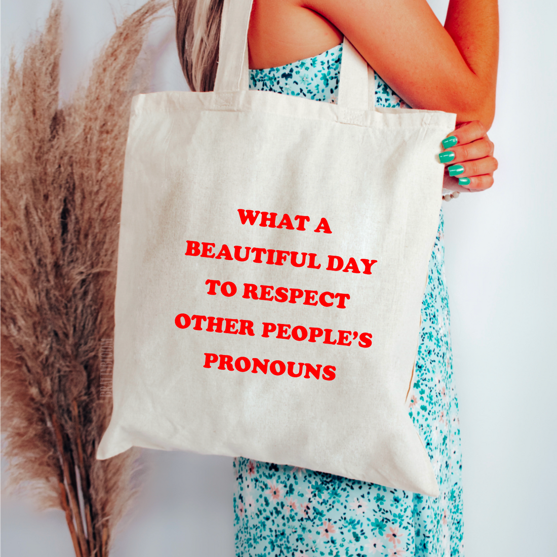 Respect Pronouns Tote Bag | Pride Month | LGBTQ+