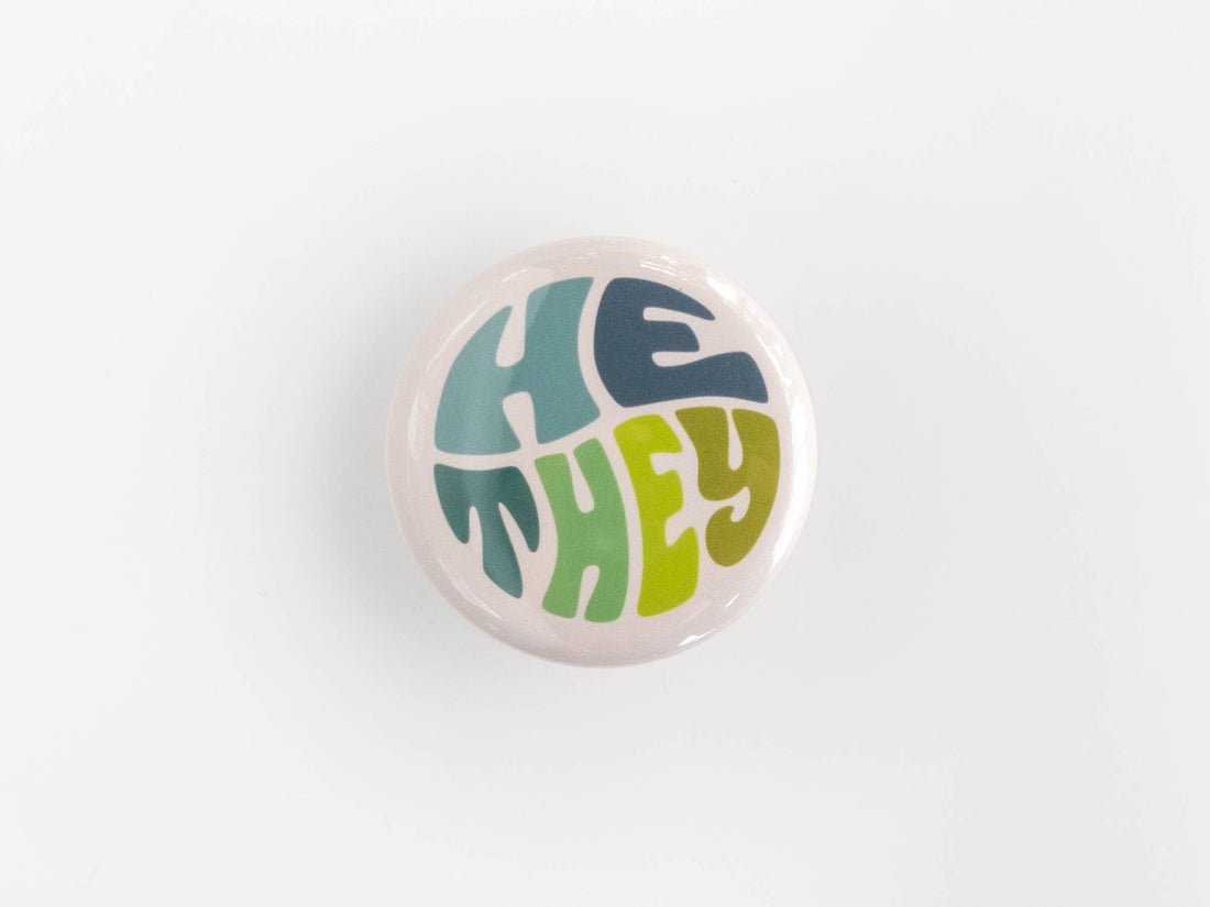 Retro Pronoun Buttons