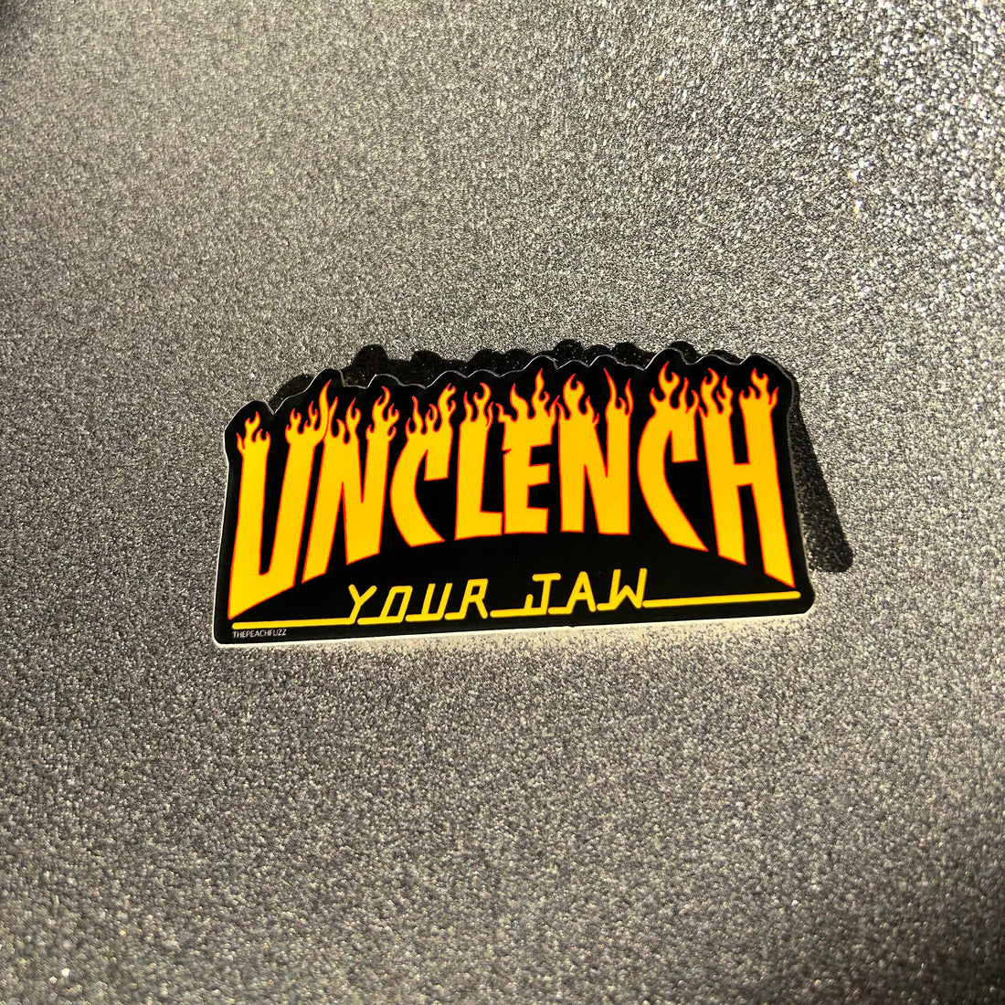 Unclench Your Jaw Sticker