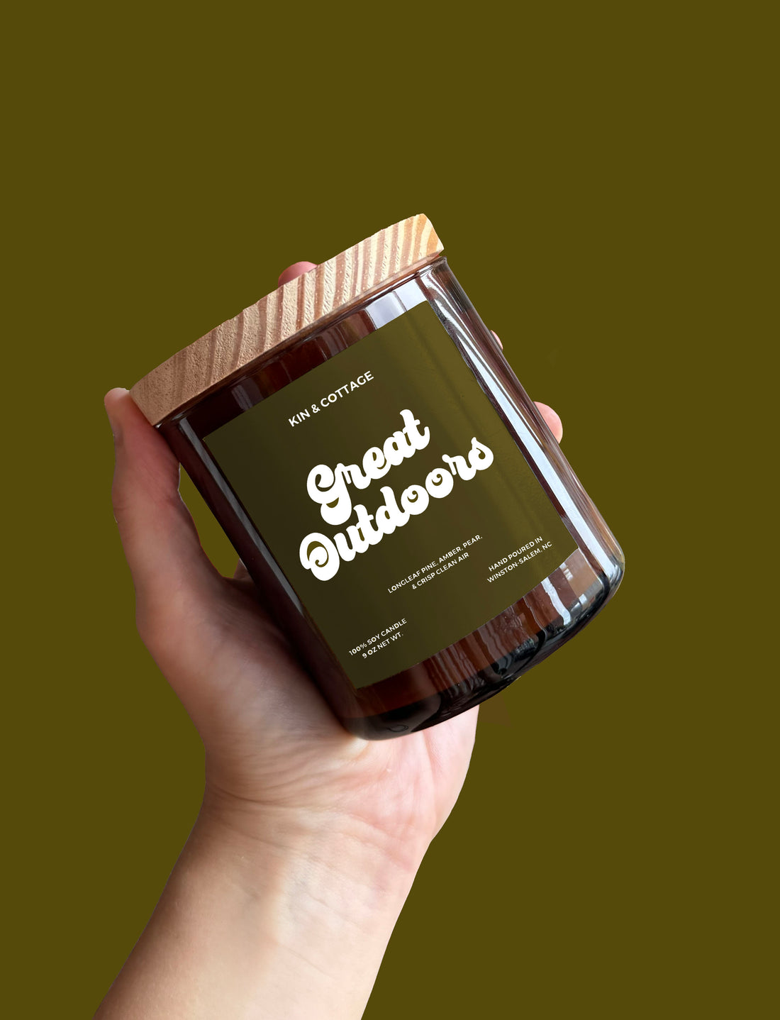 Great Outdoors - Wooden Wick Candle