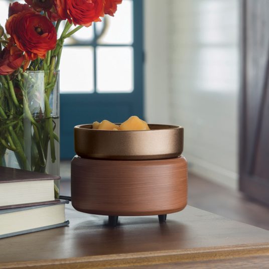 Bronzed Walnut -2-in-1 Wax Warmer